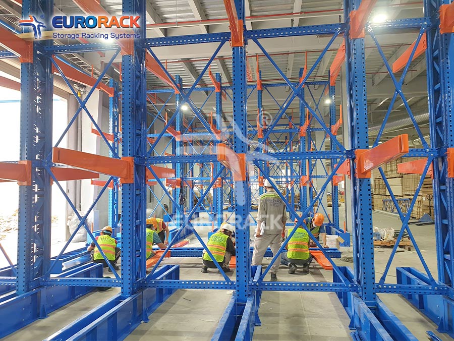 Mechanical Steel Cantilever Racks