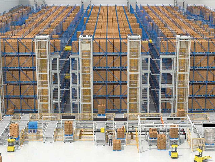 Operating Principle of Four-Way Shuttle