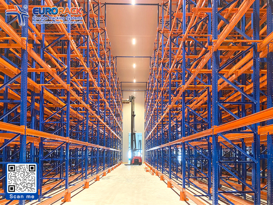 Kệ kho hàng double deep cho kho lạnh và kho thường