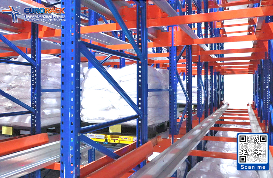 Kệ pallet Eurorack Shuttle vận chuyển hàng