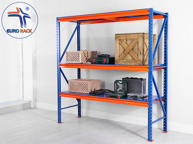 Kệ kho trung tải 3 tầng thiết kế lắp ráp chắc chắn