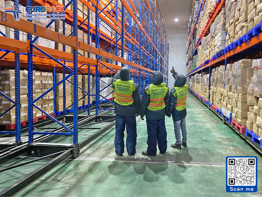 Kệ di động tối ưu chi phí cho kho lạnh