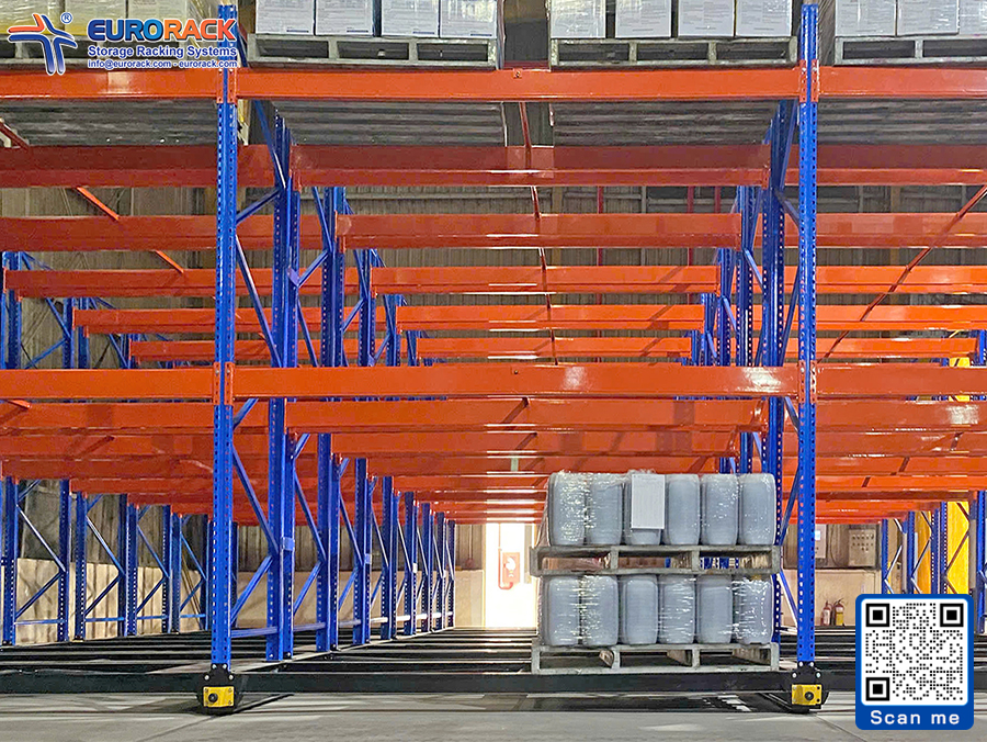 Kệ Mobile Rack tiết kiệm diện tích kho lạnh