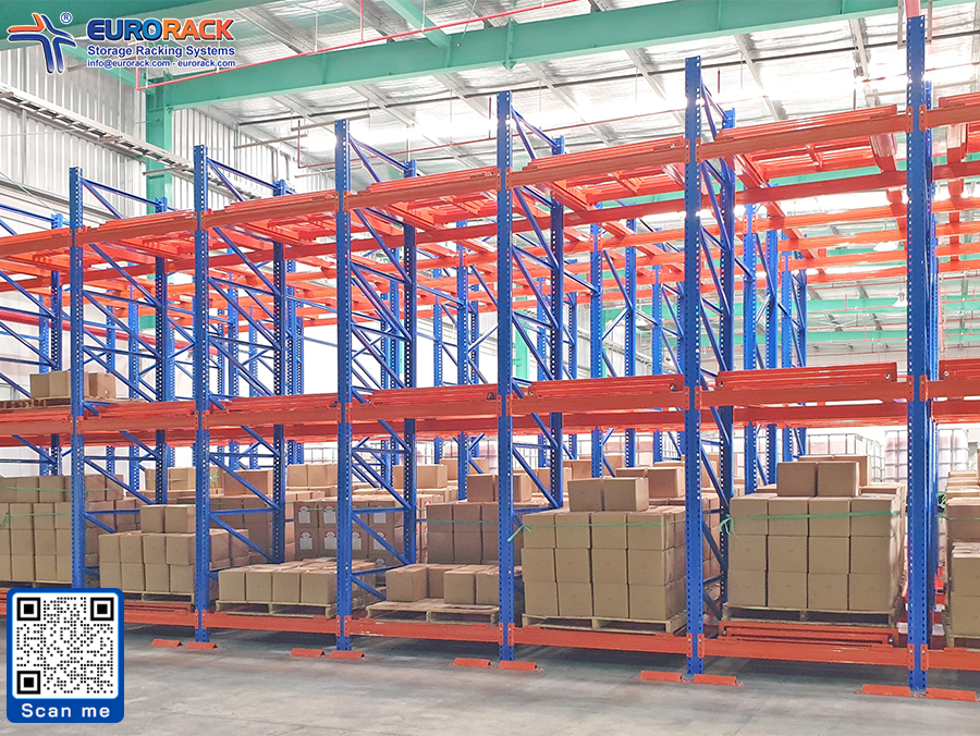 Kệ push-back tối ưu không gian kho hàng