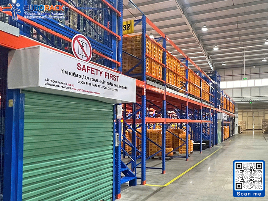 Kệ mezzanine cho kho lạnh và kho thường