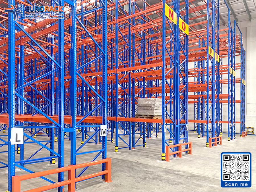 Kệ kho hàng Selective phù hợp nhiều loại xe nâng