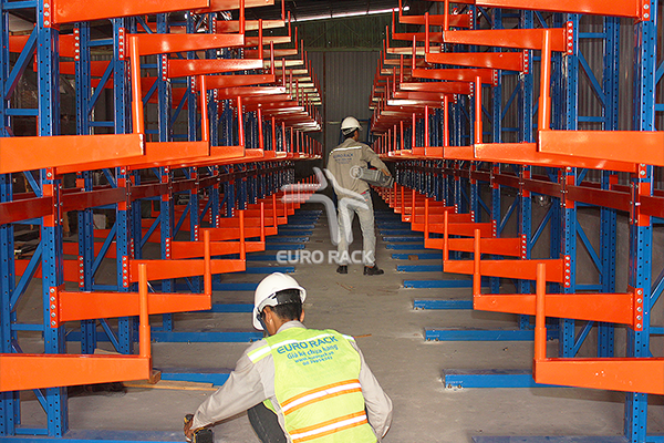 Dự án kệ pallet tay đỡ