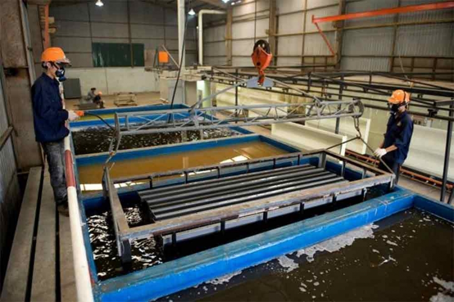 Quy trình xử lý bề mặt sắt thép bằng hóa chất