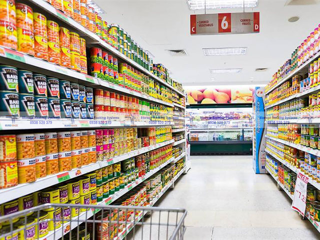 Dự án kệ siêu thị tôn liền tại Bình Dương