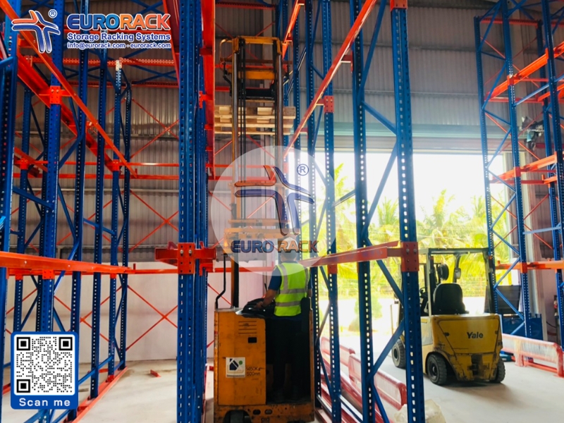 Dự án kệ Drive-In - Lưu trữ mật độ cao theo chiều sâu