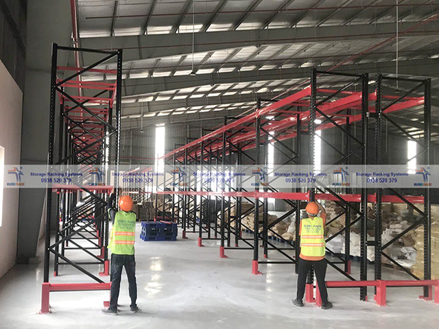 Eurorack manufactures high-quality, cost-effective steel storage racks with glossy black powder coating