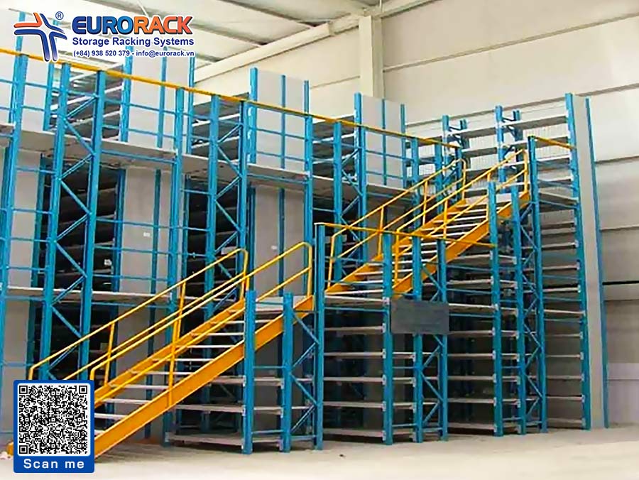 Multi-Tier Mezzanine Rack