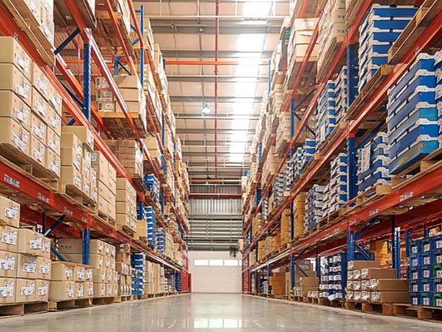 Sử dụng hệ thống kệ chứa hàng trong kho hàng vật tư là giải pháp tránh thất thoát hàng hóa