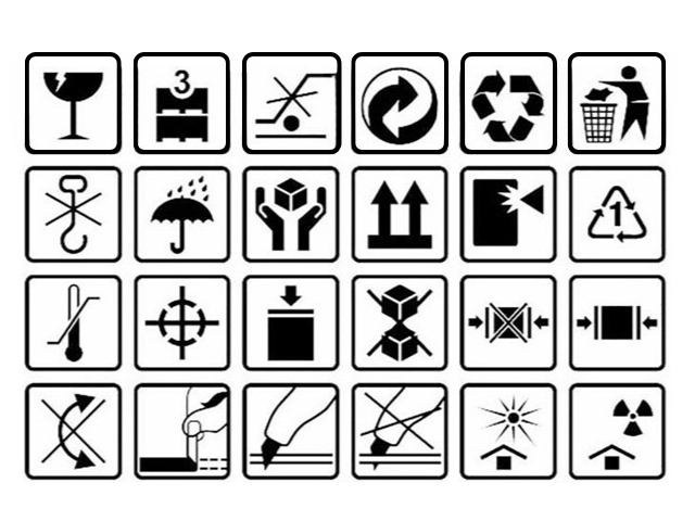 Một số ký hiệu hàng dễ vỡ phổ biến trên thùng carton