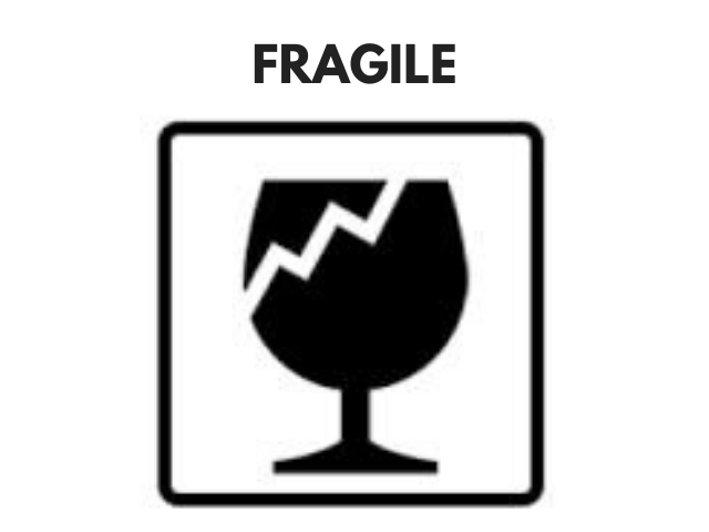 Ký hiệu hàng dễ vỡ thông dụng nhất trên thùng carton