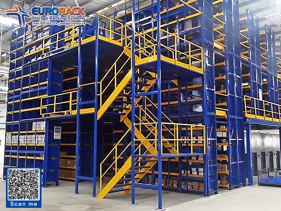 Multi-Tier Mezzanine Rack