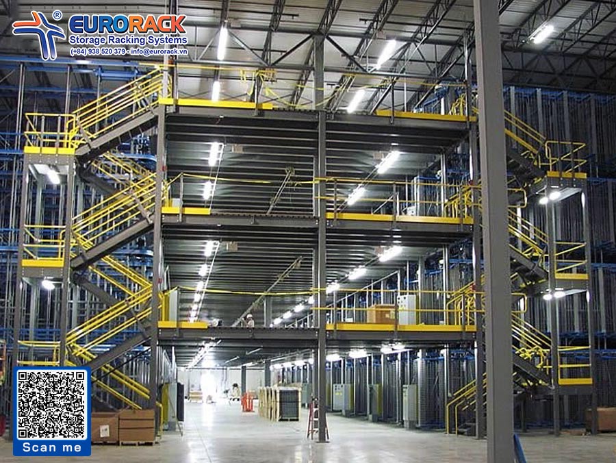 Multi-Tier Mezzanine Rack