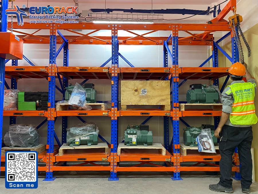 Mould Rack | Heavy metal machinery storage system